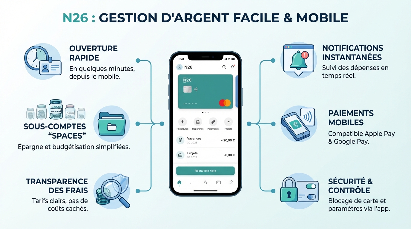 Les tarifs de N26
