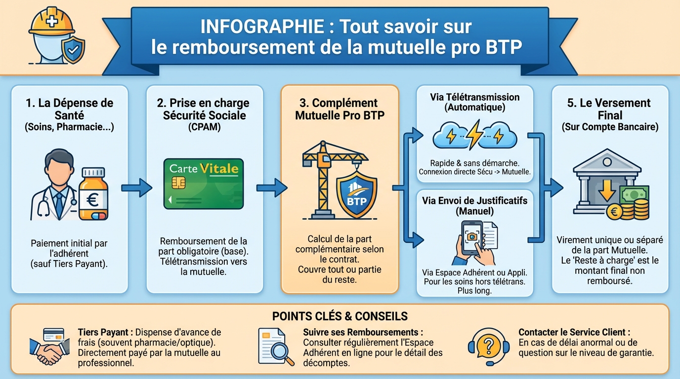 Les différents types de remboursements