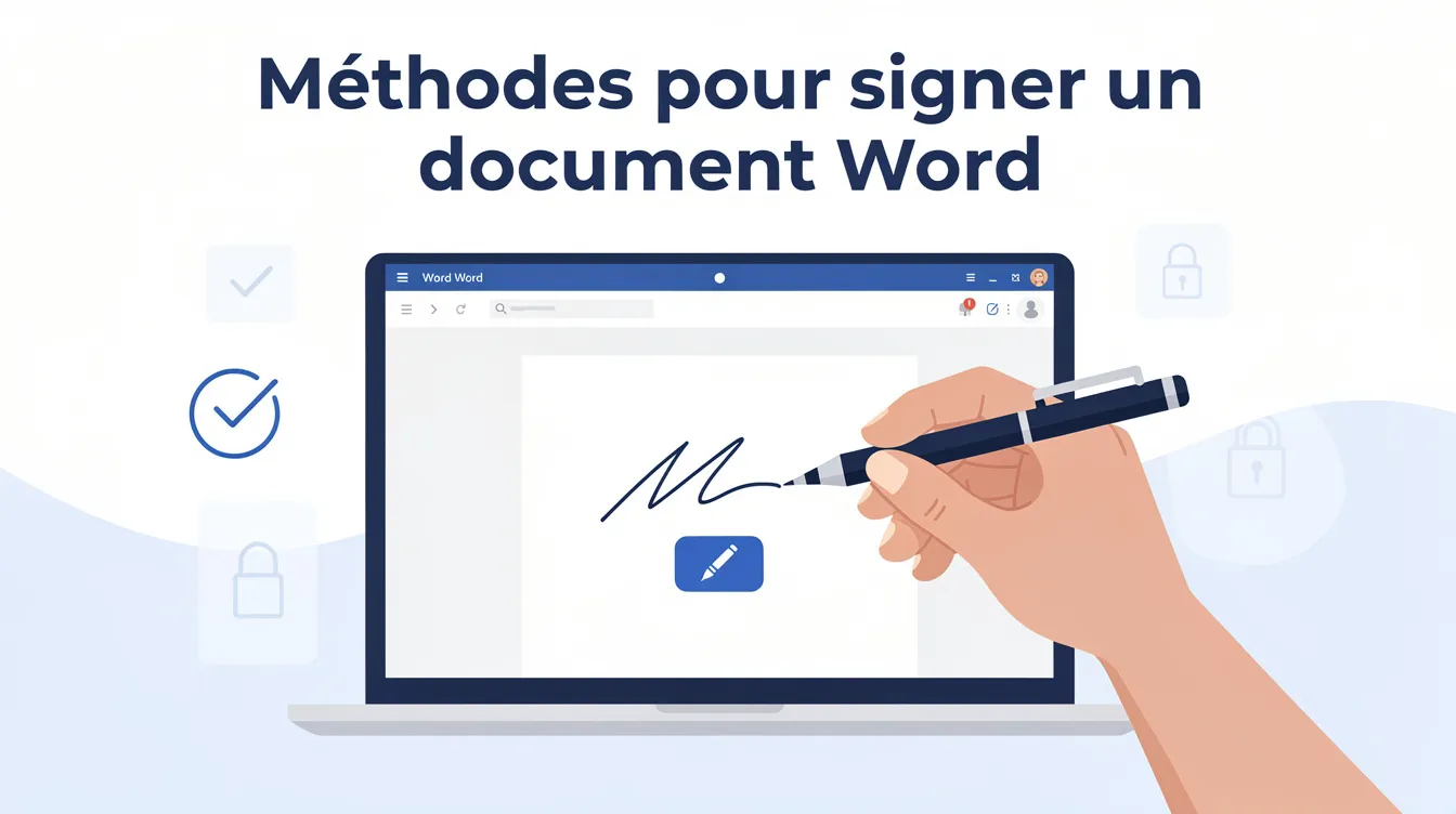 Méthodes pour signer un document Word